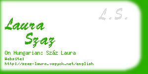 laura szaz business card